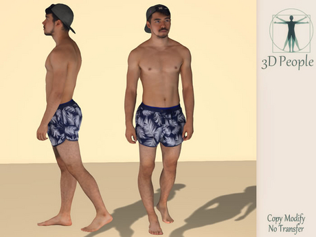 Second Life Marketplace - 3D People - Beach People - Rizzy_1 (2LI)